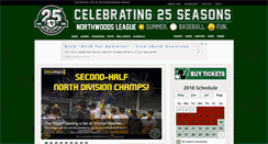 Desktop Screenshot of northwoodsleague.com